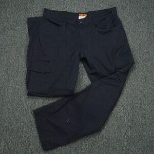 Thrive Pants Mens 38x32 Blue Cargo FR Workwear Westex‎ Ultrasoft Knee Pad